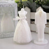 Bridegroom White Bride Shape Wedding Candles